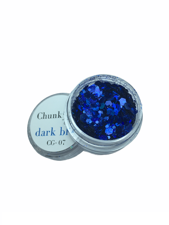 Chunky Glitter dark blue