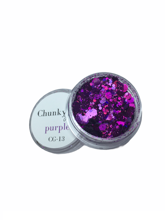 Chunky Glitter purple