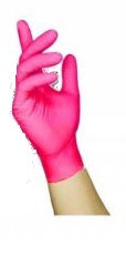 Nitril Handschuh Pink